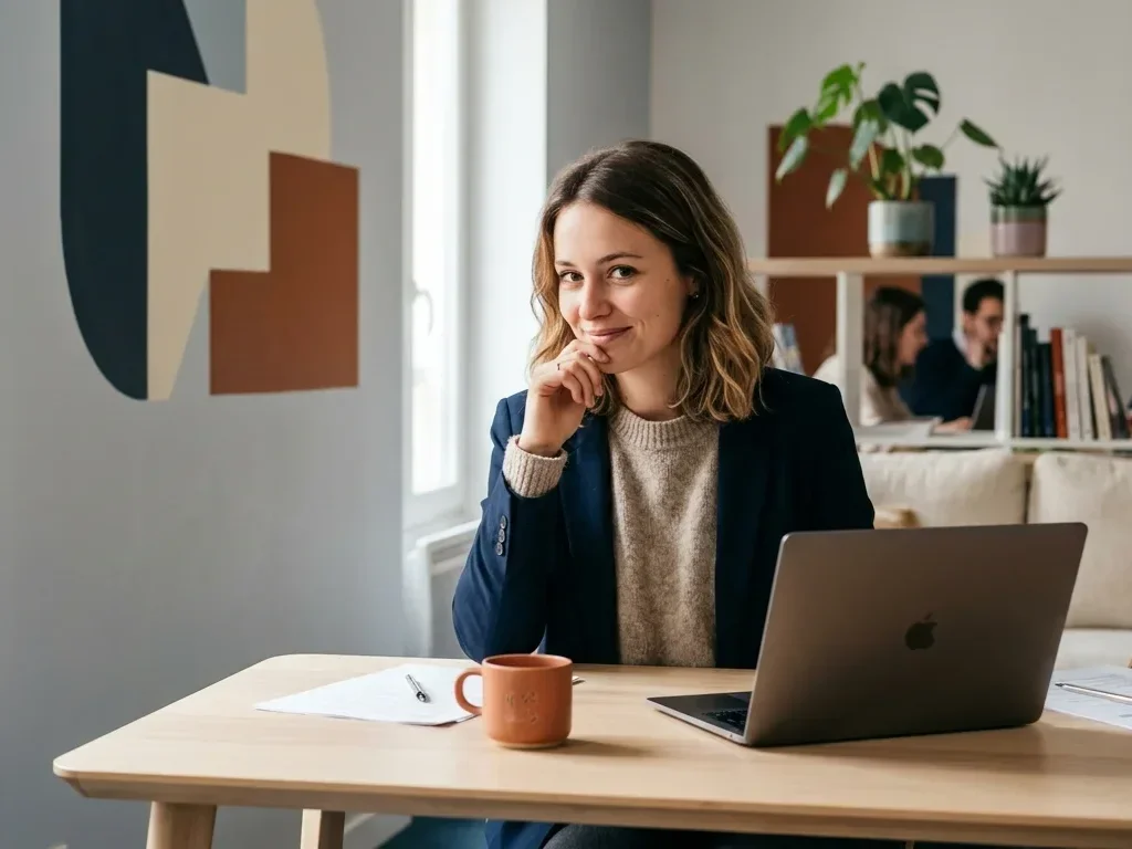 Léa, consultante référencement local chez SeoMesnil, analyse la stratégie de Thomas.